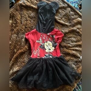Disney Red and Black Casual Dress